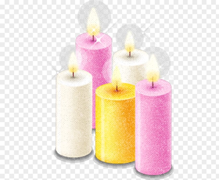 Color Candles Valentines Day Love Candle PNG