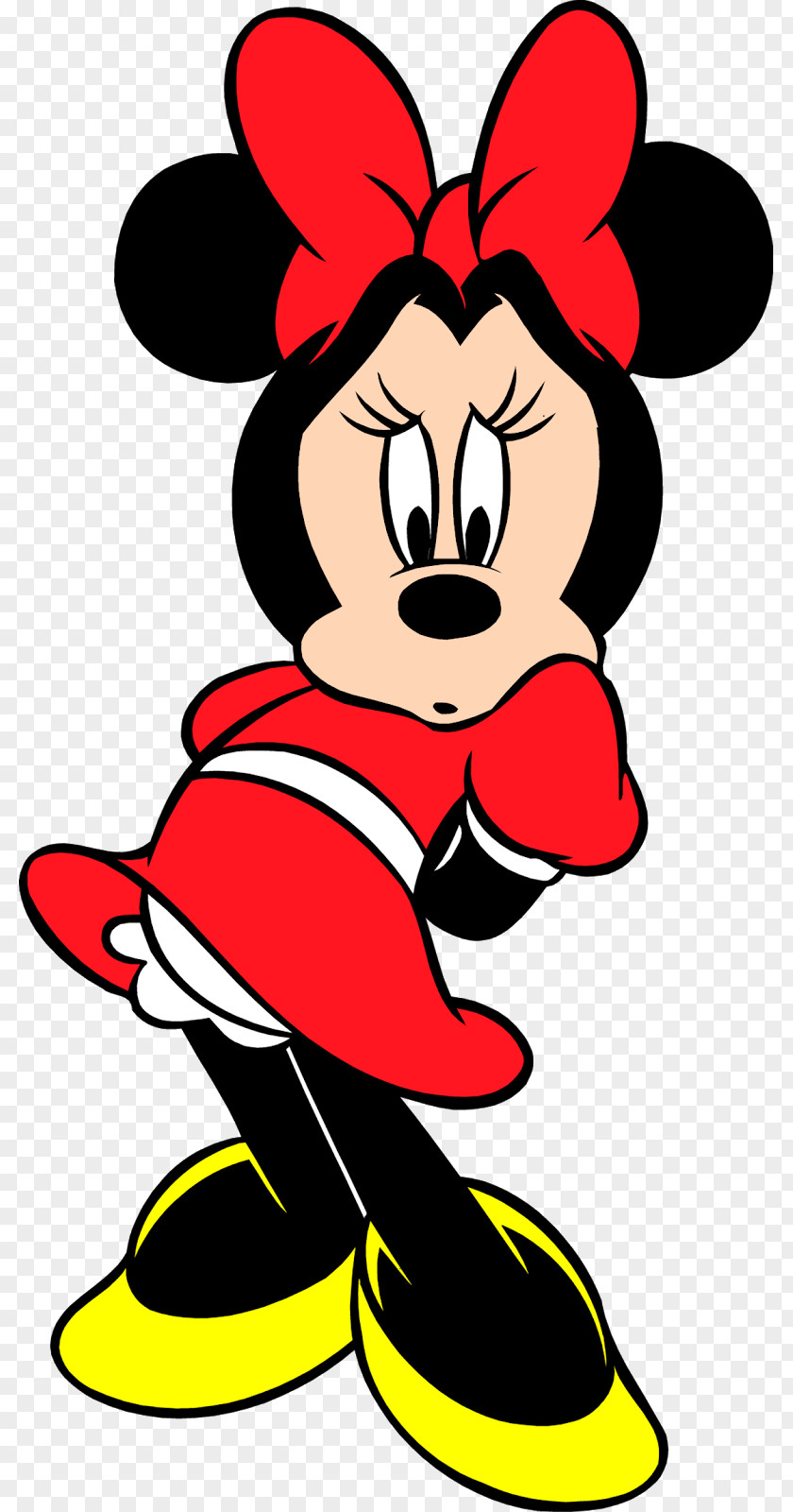 ็HR Minnie Mouse Mickey Dress Clip Art PNG
