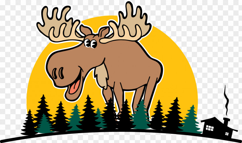 MOOSE Bullwinkle J. Moose Deer Drawing Clip Art PNG