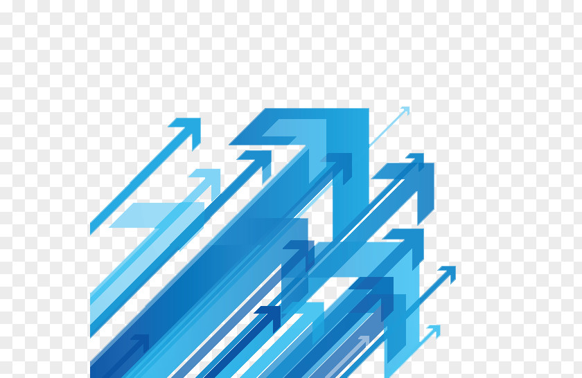 Abstract Blue Desktop Wallpaper Arrow PNG