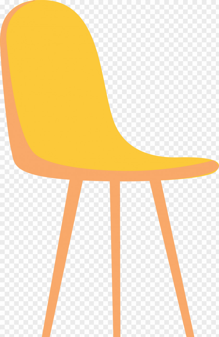 Chair Angle Line Yellow Table PNG