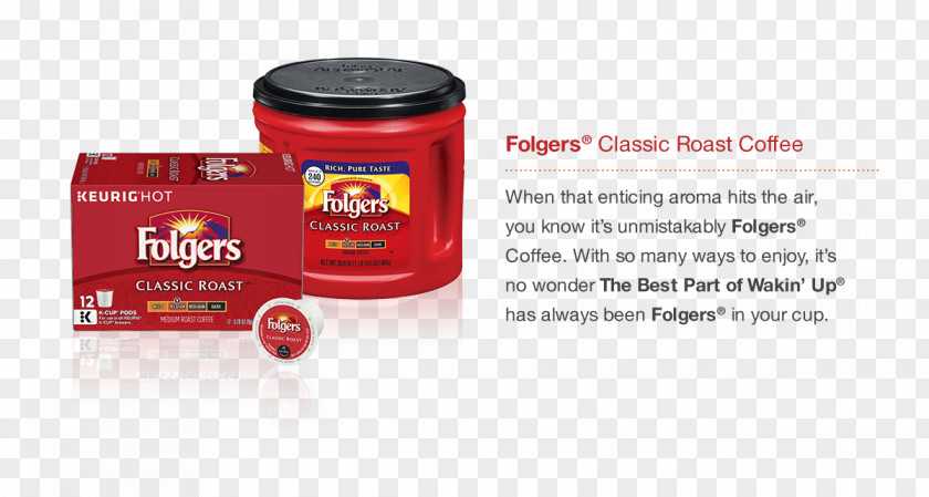 Coffee Brand Folgers Product Design PNG