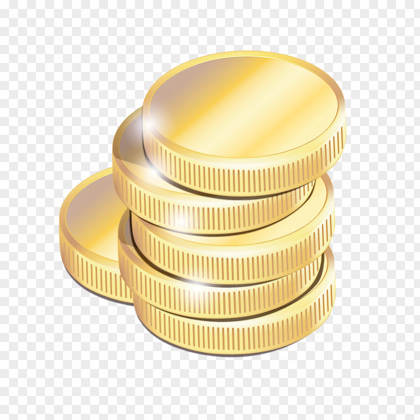 Metal Coin Currency Money Gold PNG