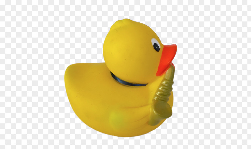 Saxophone Player Rubber Duck Bathtub Plastic PNG