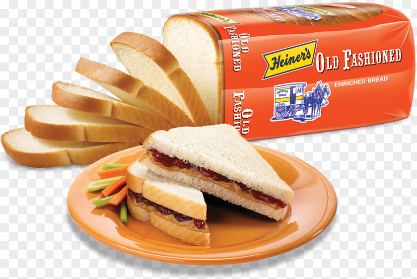 Toast Breakfast Sandwich Heiner's Bakery Peanut Butter And Jelly Ham Cheese PNG