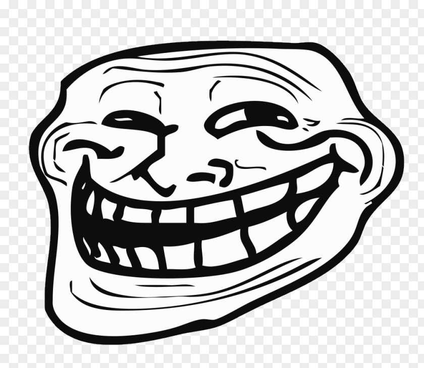 Trollface Rage Comic Internet Troll PNG comic troll , frustrated face clipart PNG