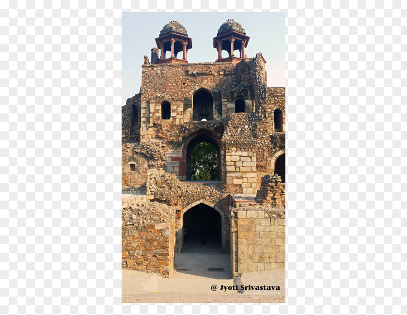 Building Purana Qila The Red Fort Khairul Manazil Fortification Ruins PNG