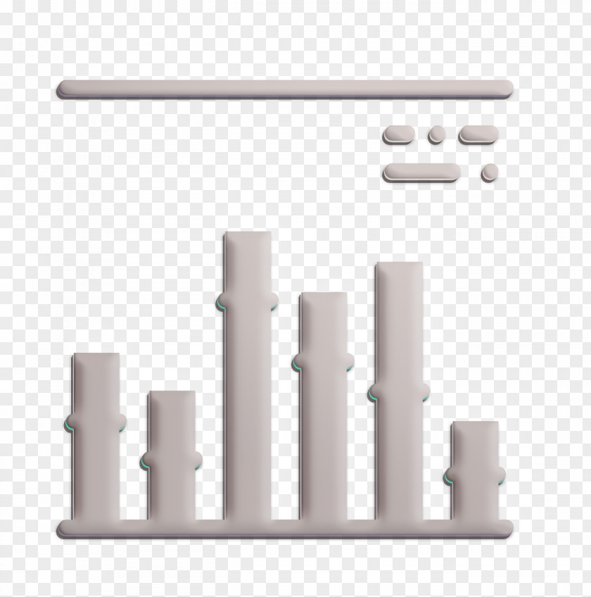Cylinder Column Graph Icon Business PNG