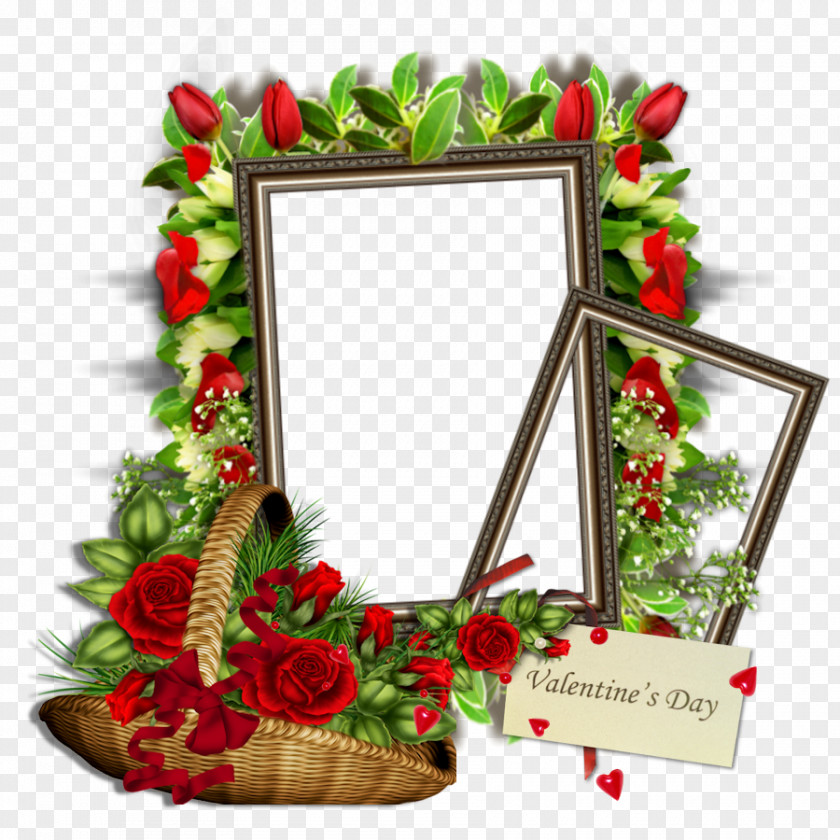 Houding Picture Frames Floral Design Cupcake Muffin PNG