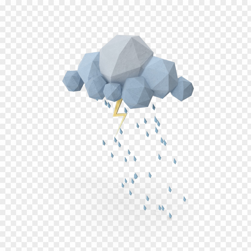 Storm Clouds Low Poly Cloud 3D Computer Graphics PNG