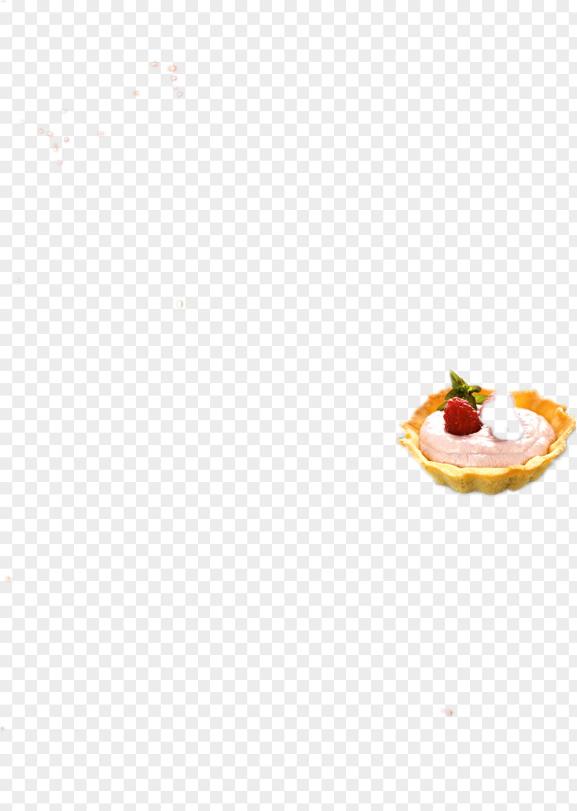 Strawberry Cream Pie Floor Placemat Yellow Tile Pattern PNG