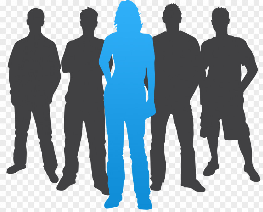 Team Members Management Leadership Silhouette Businessperson Clip Art PNG