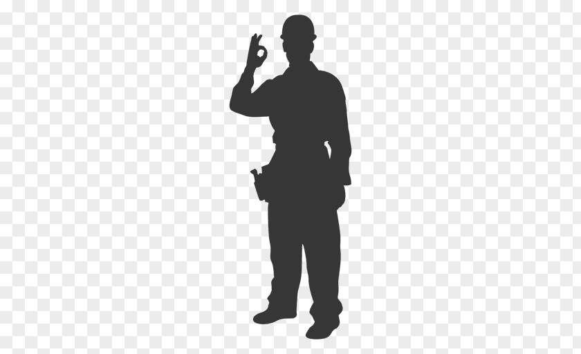 Worker Silhouette Construction Laborer PNG