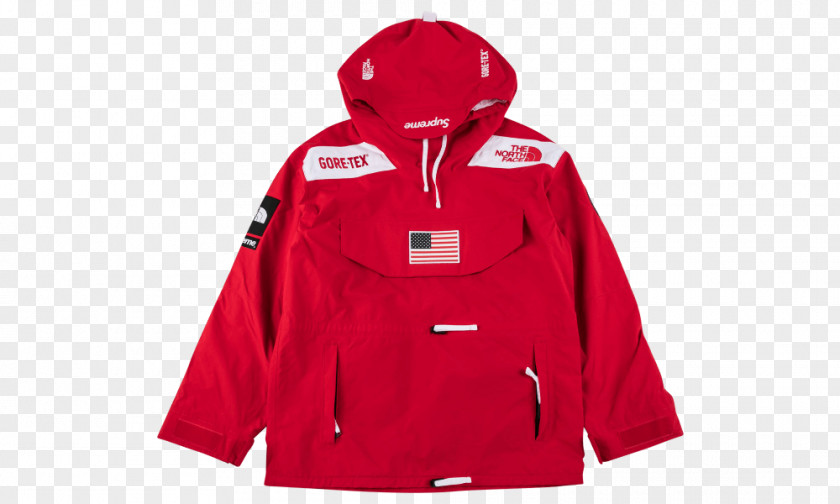 Jacket Hoodie Gore-Tex The North Face Polar Fleece Supreme PNG
