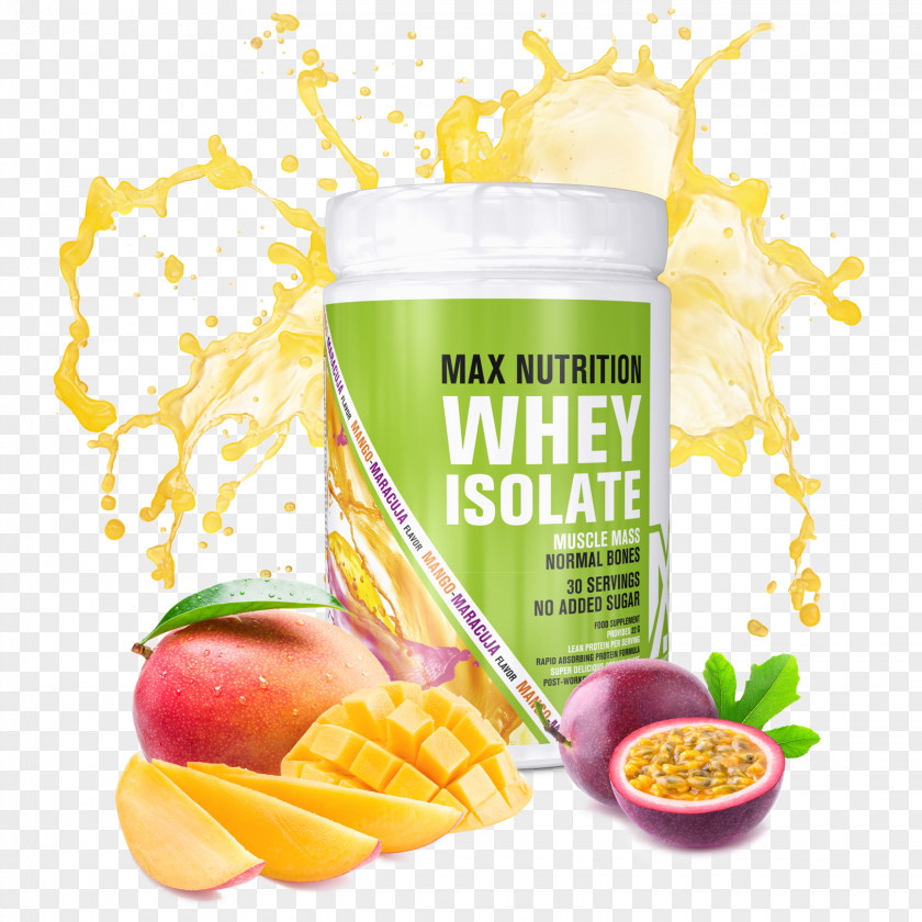 Mango Food Dietary Supplement Whey Protein Isolate Juice PNG