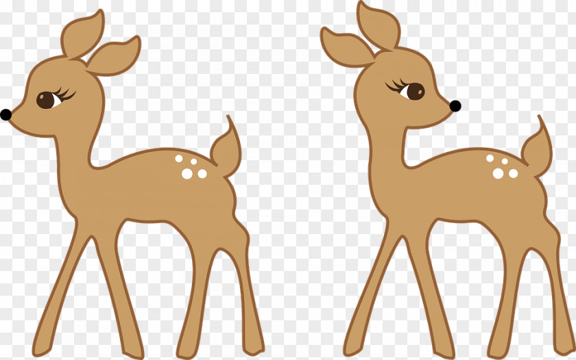 Reindeer Red Deer Roe Clip Art PNG