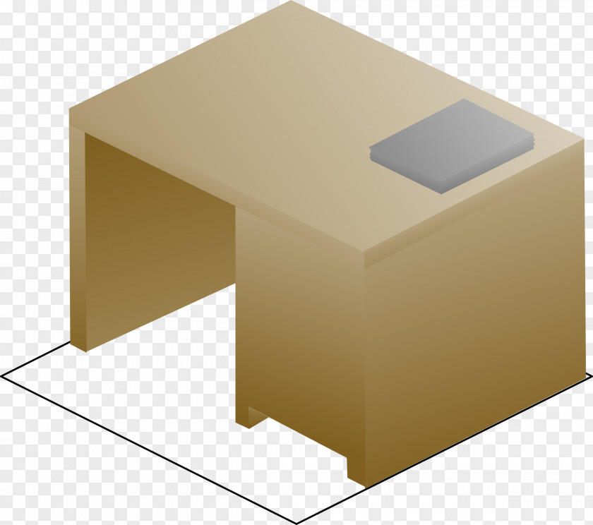 Desk Computer Isometric Projection Clip Art PNG