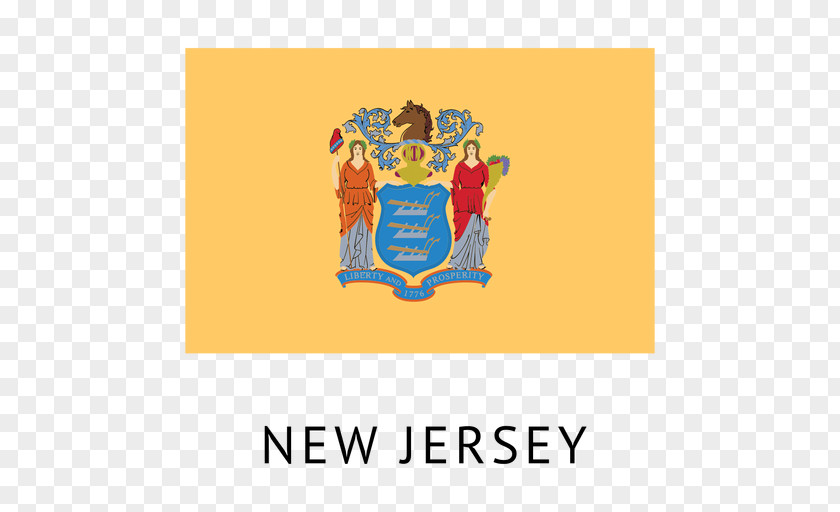 Flag And Coat Of Arms New Jersey State The United States PNG