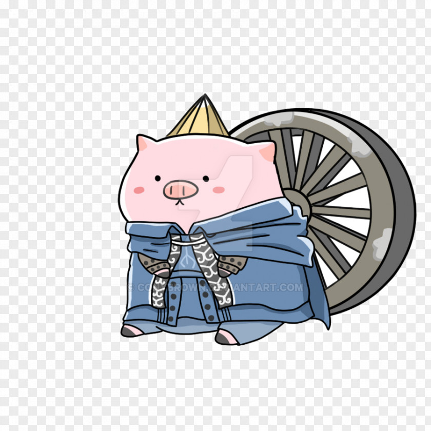 Pig Character Clip Art PNG