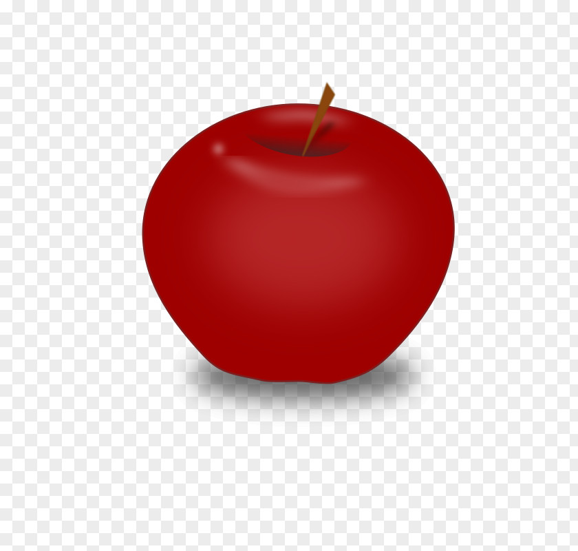 Red Apple Pencil Clip Art PNG