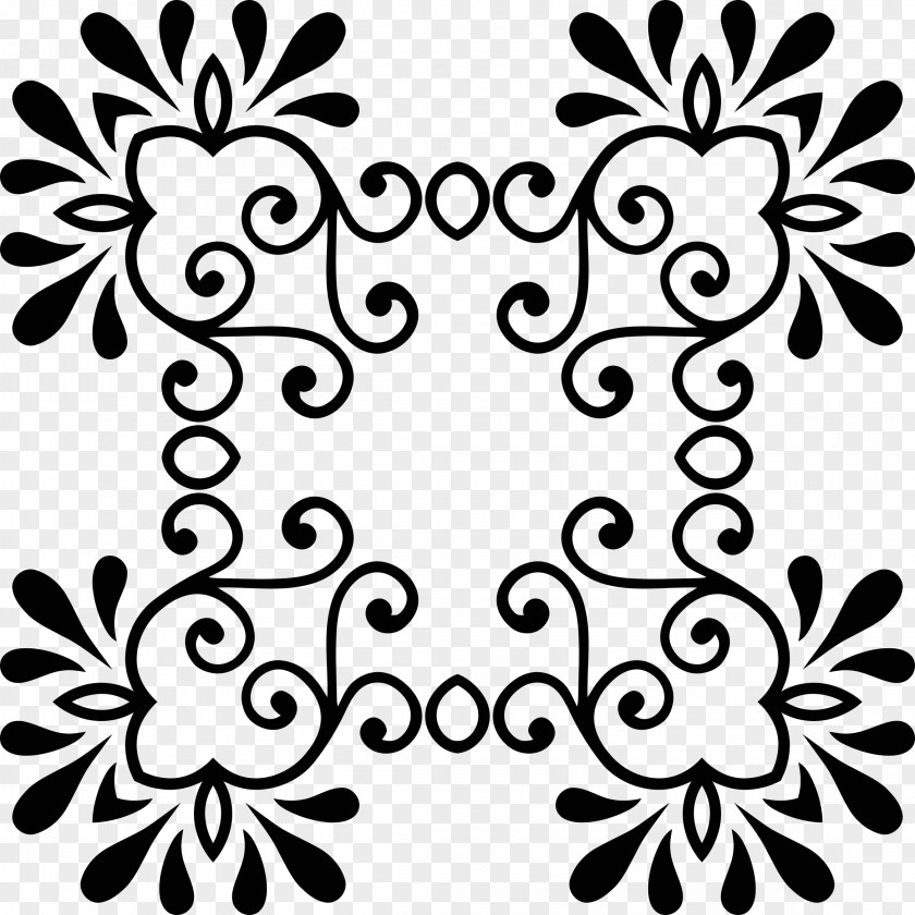 Vintage Ornaments Black And White Visual Arts Clip Art PNG