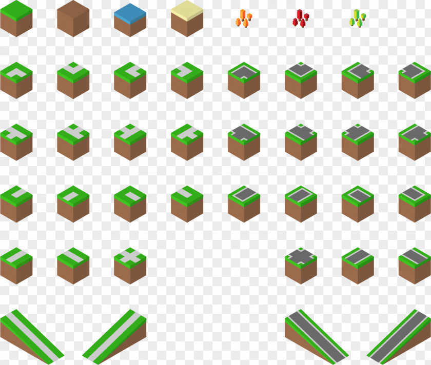 Green Mathematics Cube PNG