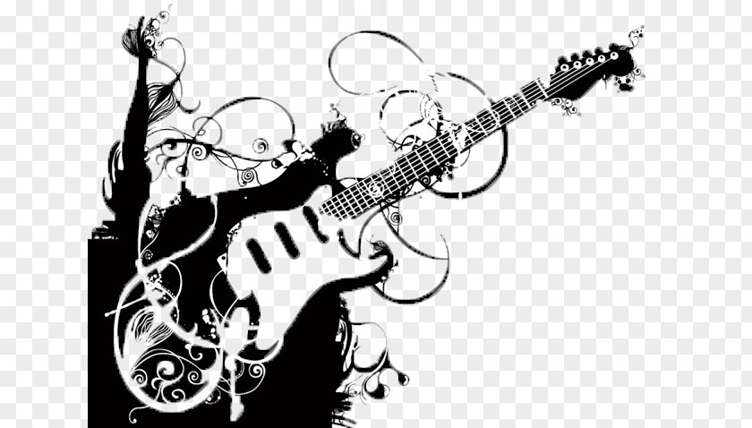 Guitar Grunge Musical Instrument PNG