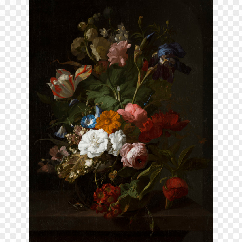 Painting Mauritshuis A Vase Of Flowers With Still Life PNG