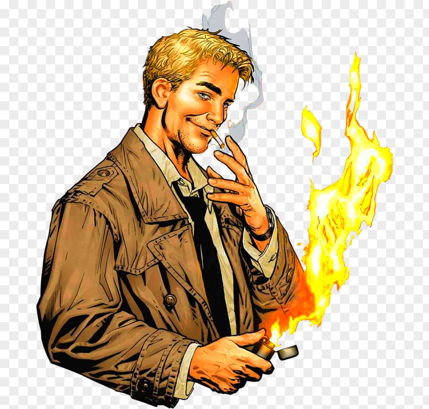 Superheroes John Constantine Cartoon Justice League Dark PNG