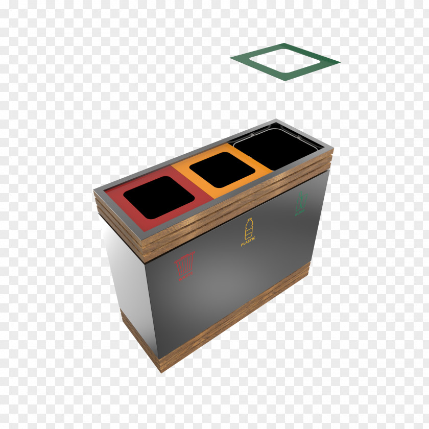Container Metal Recycling Rubbish Bins & Waste Paper Baskets Wood PNG