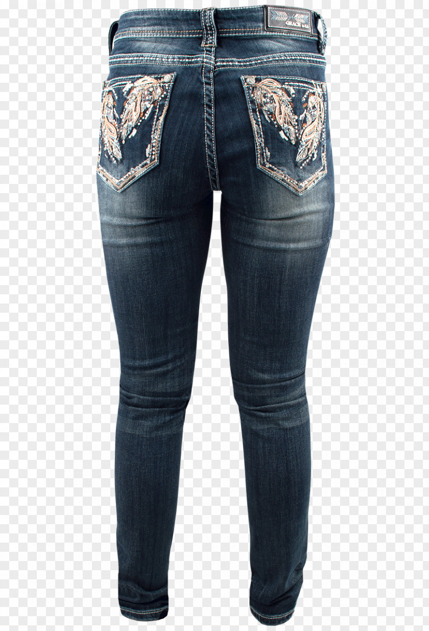 Denim Pocket Jeans Slim-fit Pants PNG