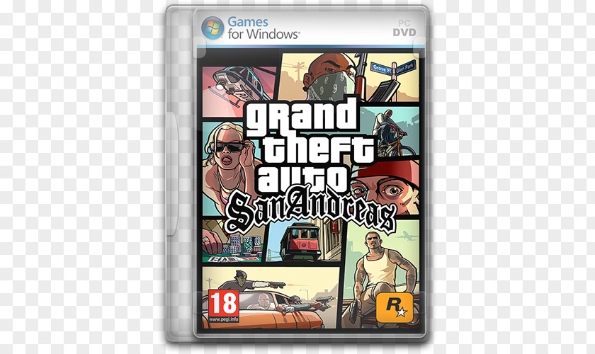 Playstation Grand Theft Auto: San Andreas Auto V PlayStation 2 Video Game PNG