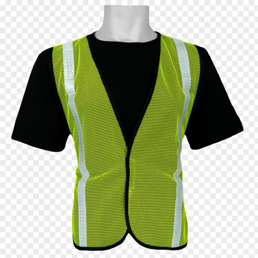 Safety Vest Sleeve Outerwear Jacket PNG