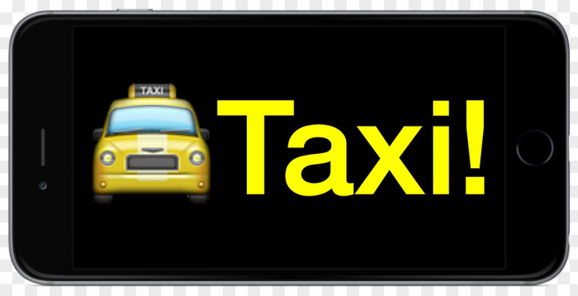 Signboard Emoji Animation Taxi IPhone PNG