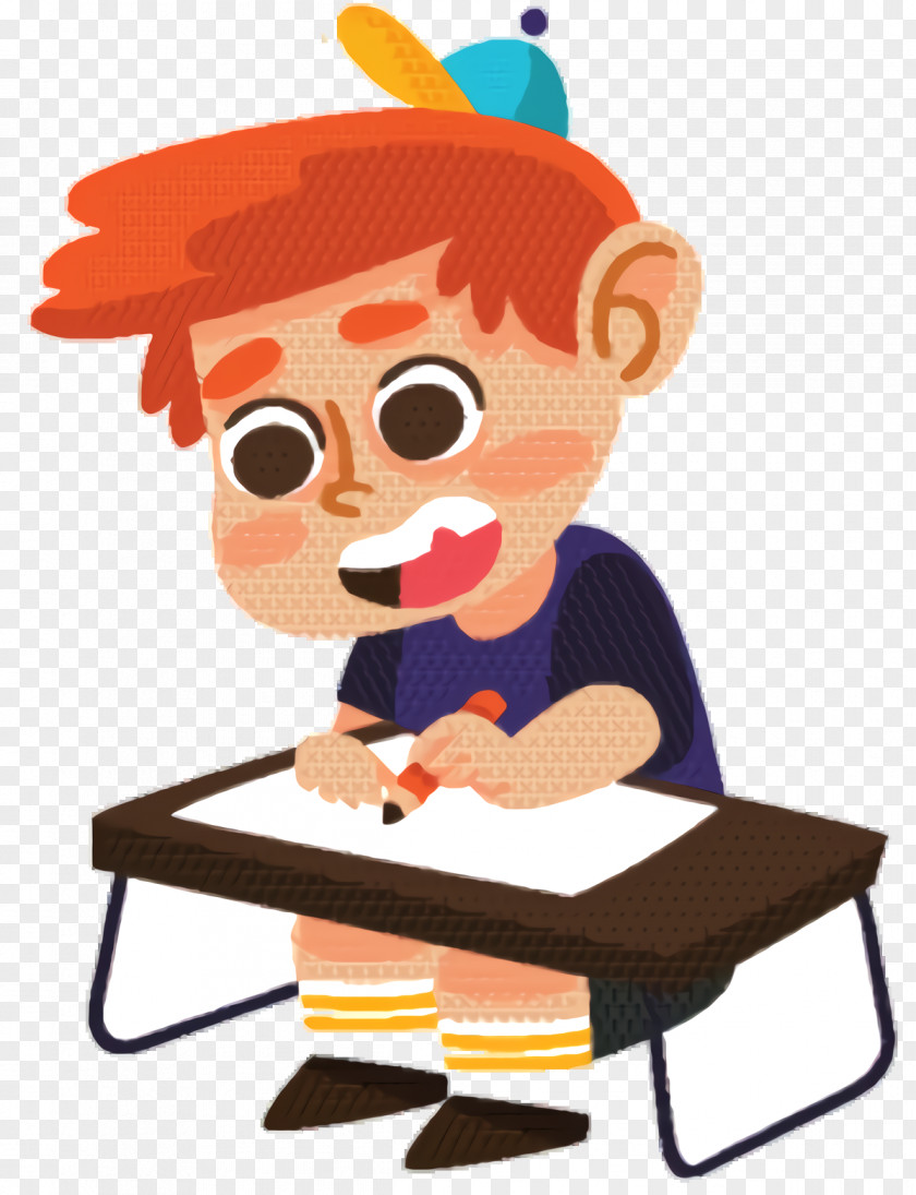 Table Reading School Drawing PNG