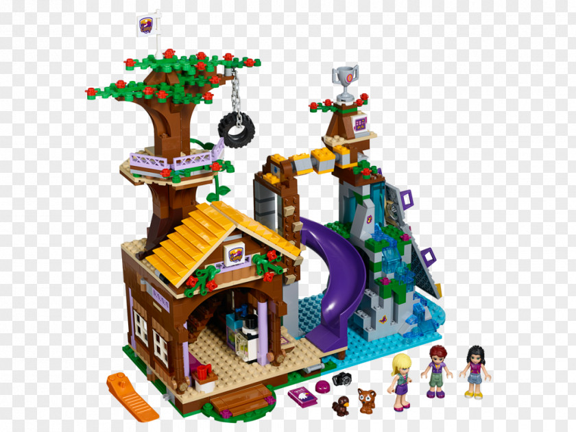 Toy LEGO 41122 Friends Adventure Camp Tree House Window PNG