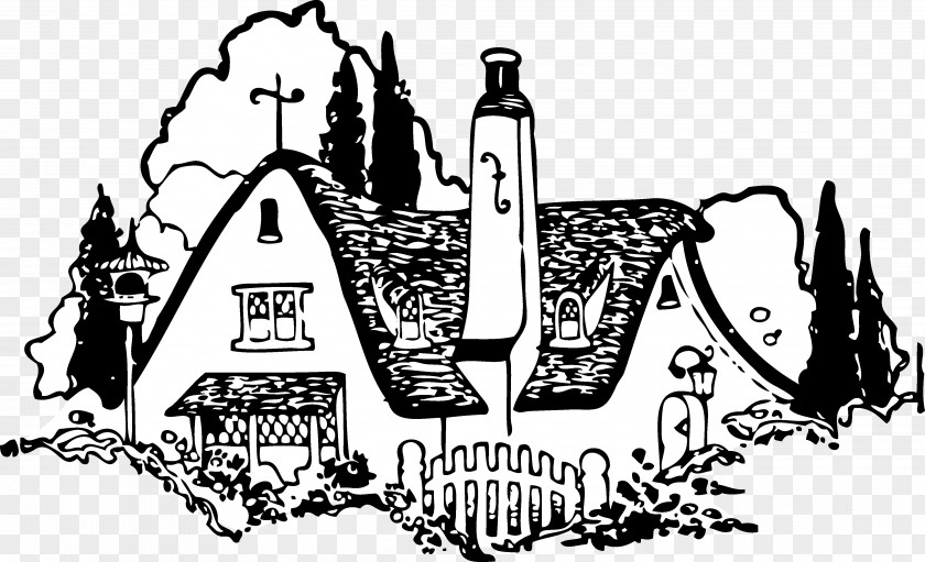 Farmhouse House Drawing Clip Art PNG