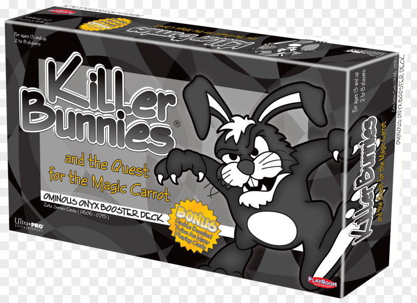 Wheaton's Killer Bunnies And The Quest For Magic Carrot Fluxx Set Booster Game PNG