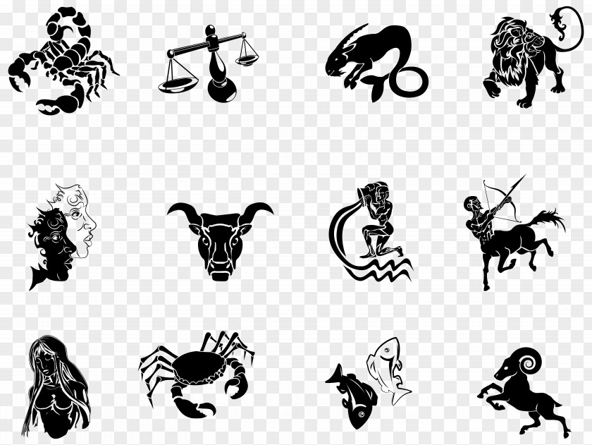 Zodiac Signs Transparent Clipart Image Astrological Sign Horoscope Astrology Clip Art PNG
