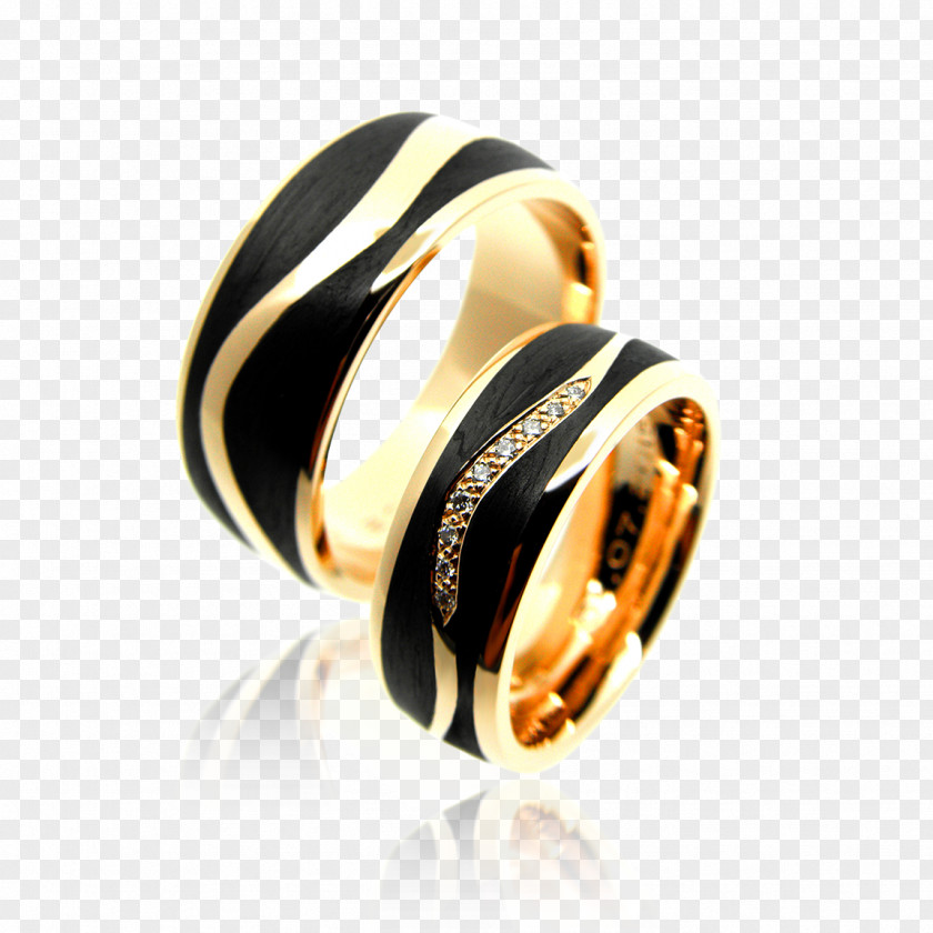 Curve Ring Wedding Bracelet Jewellery Czerwone Złoto PNG