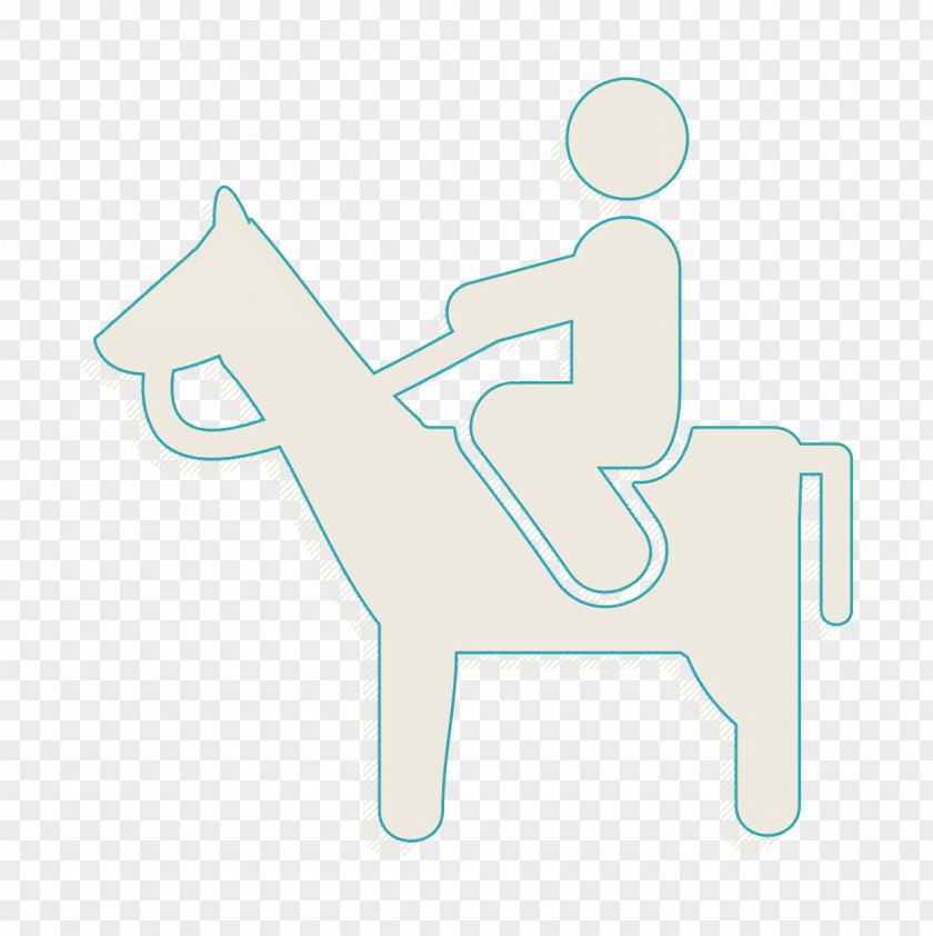 Man Riding A Horse Icon People Humans 2 PNG