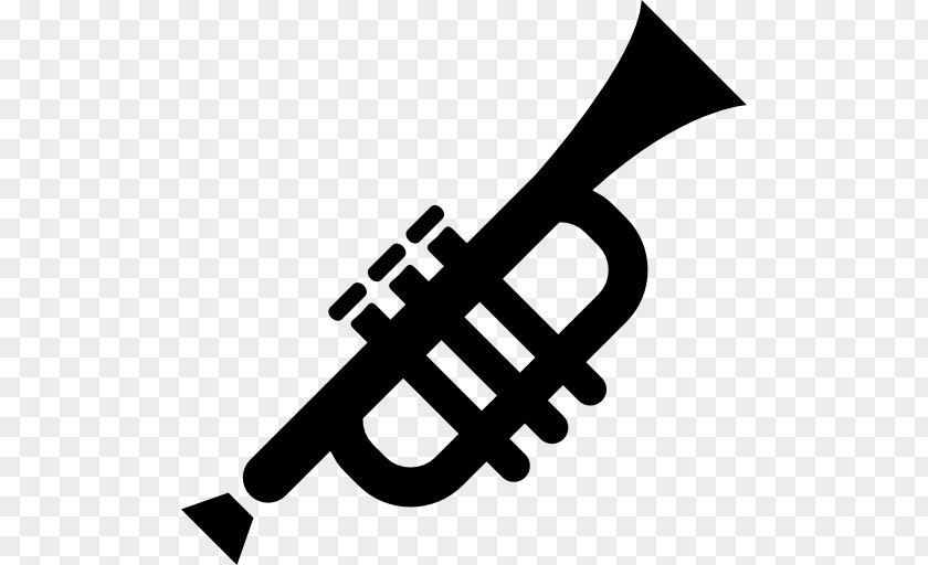 Trumpet And Saxophone Silhouette Mellophone Clip Art PNG