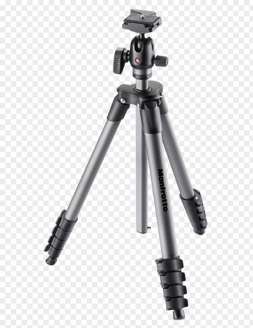 Camera Manfrotto Compact Advanced Tripod With Quick Release Ball Head PNG