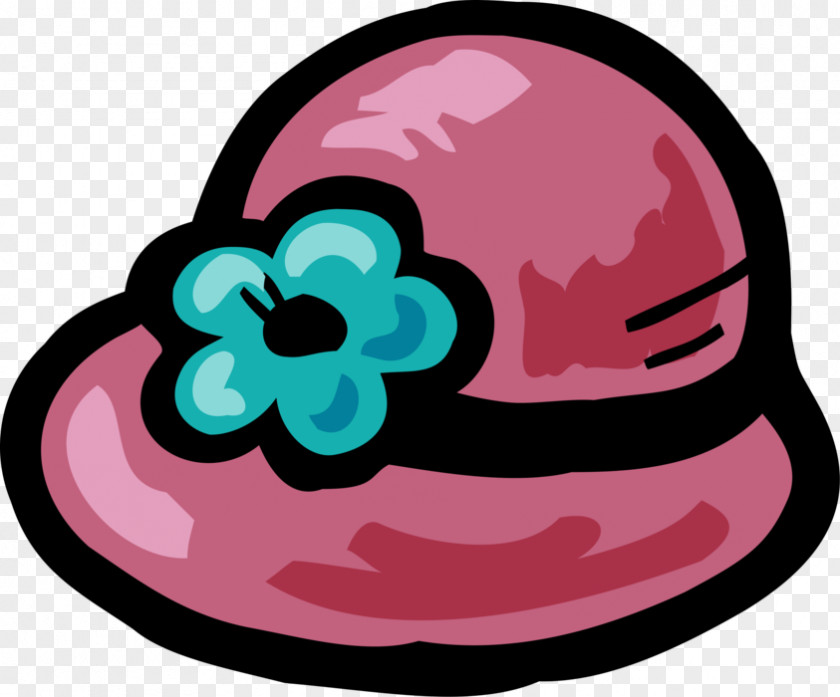 Covered Vector Clip Art Hat Pink M Flower RTV PNG