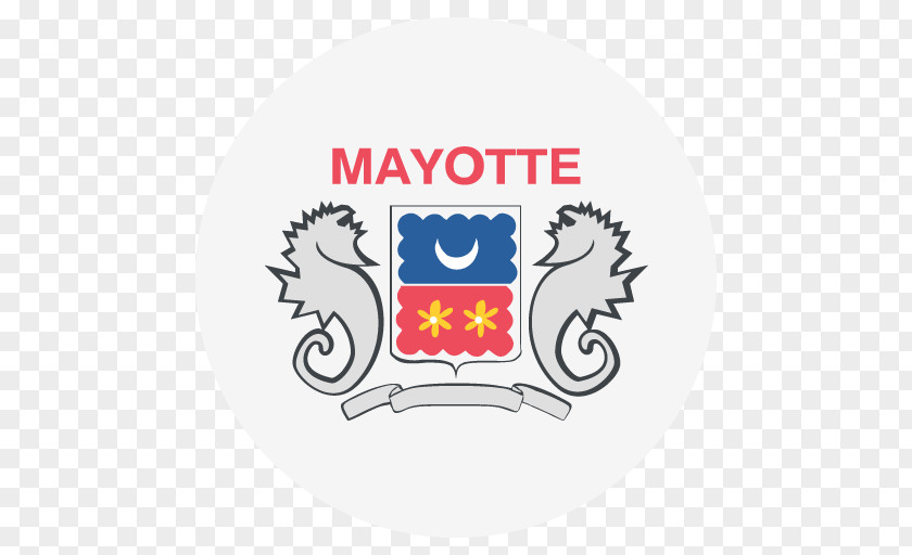 Flag Coat Of Arms Mayotte Departmental Collectivity PNG