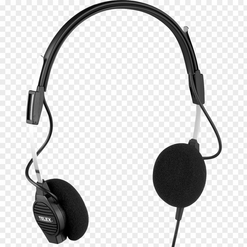 Headphones Headset Microphone Telex Electrical Connector PNG