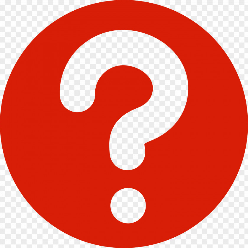 Red Question Mark PNG