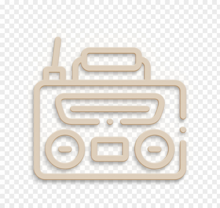 Rock And Roll Icon Boombox PNG