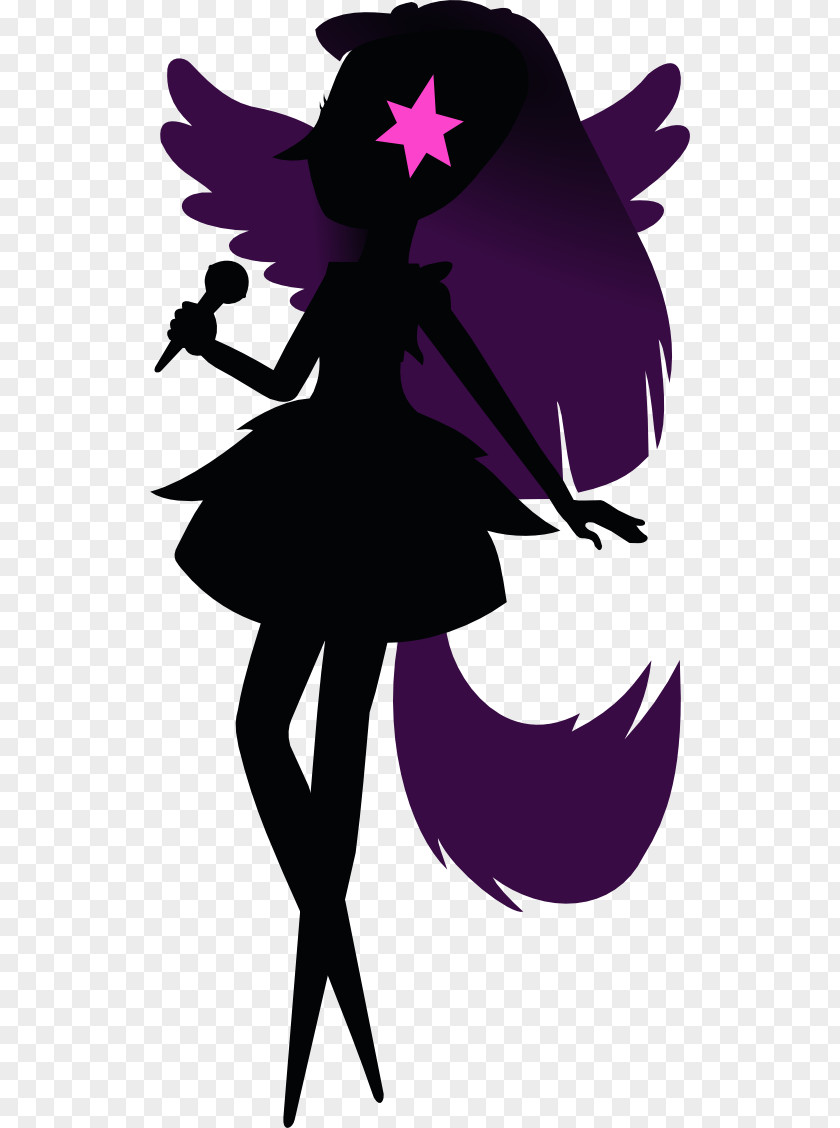 Silhouette Twilight Sparkle Pinkie Pie Pony The Saga Princess Luna PNG