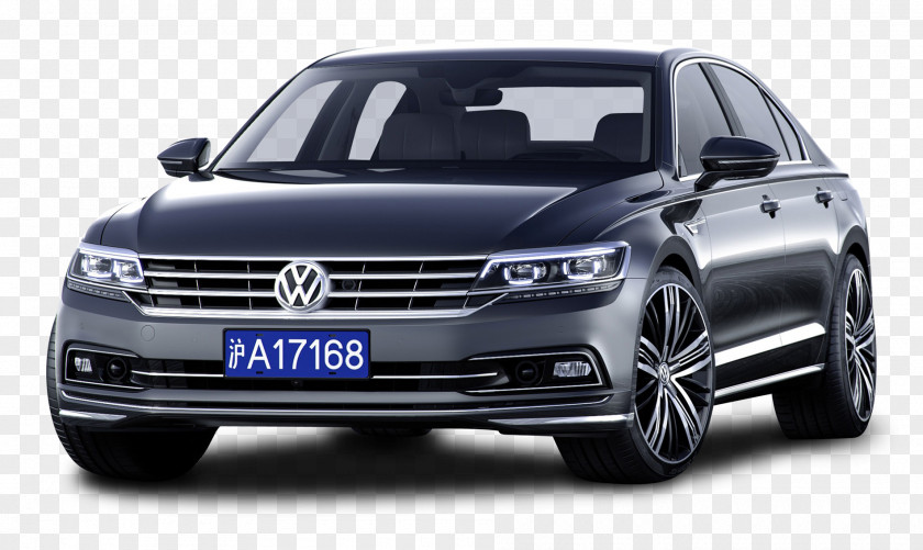 Grey Volkswagen Phideon Luxury Car Vehicle Passat PNG